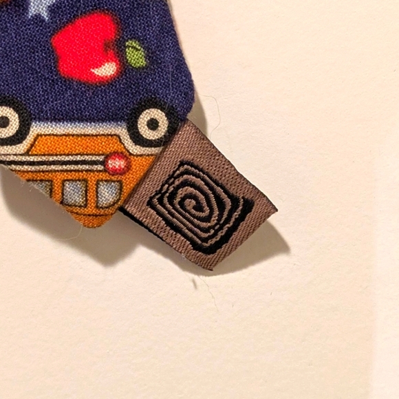 EUC 90s Flax Blue the Magic School Bus Double Sided Tie - Picture 7 of 8